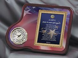Army Clock Military Gift Personalized Retirement Going Away 