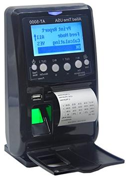 AT5000 Fingerprint Badge Employee Time Clock with Printer, B