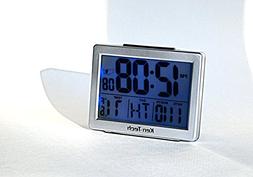 Atomic Desk/bedroom Alarm Clock-1.5 Time Number, Back Blue L