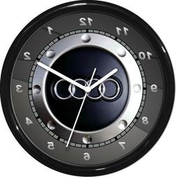 Audi Wall Clock 10" Garage Work Shop Gift  Fathers Day Man C