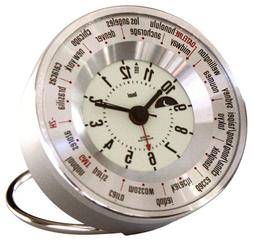 Bai Design Auto-Align World Trotter Travel Alarm Clock