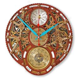 Automaton 1891 Meteorology Wall Clock with weather station m