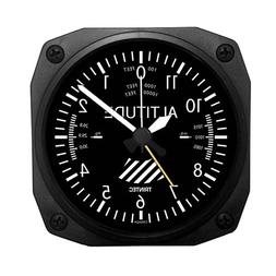 Trintec Aviation Altimeter Altitude Travel Alarm Clock 3.5 S