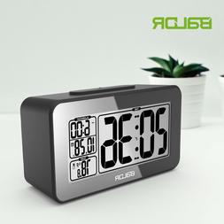 BALDR B0326 Digital Table Alarm Clock LCD Temperature Displa