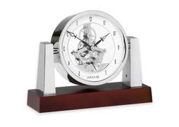 Bulova B7520 Largo Clock, Dark Mahogany Finish, New