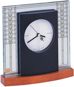 Bulova B7750 Glasner House Frankl Lloyd Wright Clock, Light 