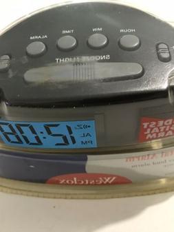 Westclox Banshee Alarm Clock Loudest Digital Alarm #47547