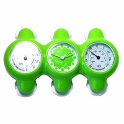 Waterproof With Suction Cups Thermometer Hygrometer