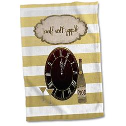 3dRose Beverly Turner New Years Design - Image of Gold Strip