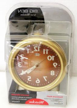 BIG BEN MECHANICAL  LOUD BELL ALARM CLOCK- WITH LUMINOUS DIA