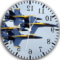Blue Angels F-18 Frameless Borderless Wall Clock Nice For Gi