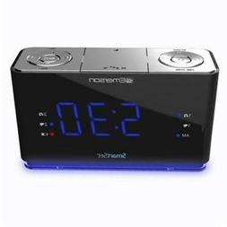 Bluetooth Bedside Usb Digital Snooze Alarm Clock Radio for K