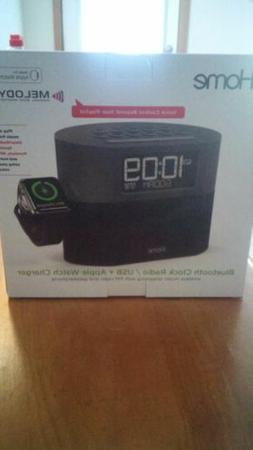 iHome Bluetooth Clock Radio USB + Apple Watch and Charger / 