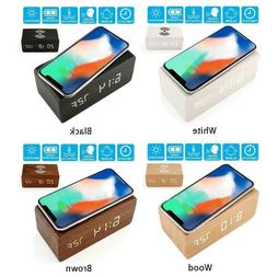Bluetooth Radio Alarm Clock With USB Charging Wireless Mirro