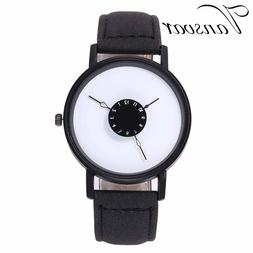 Vansvar Brand Women Watches 2018 Simple Style PU Leather Ban