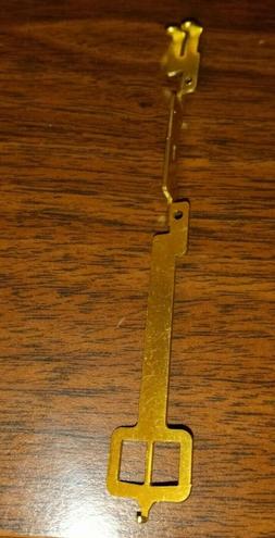 Brass Clock Movement PENDULUM HANGER  parts leader Hermle?