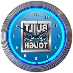 Neonetics Built Ford Tough NEON Clock