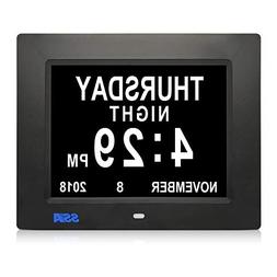 SSA 5 Alarm Options Day Clock Battery Backup Extra Large Imp