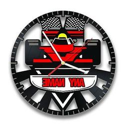 Car Auto Home Decor Personalized Text Custom Wall Clock Vint