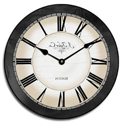 Carolina Gray Wall Clock, Available in 8 sizes, Most Sizes S