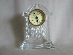 Carriage Clock Giftware by WATERFORD CRYSTAL 7" Lismore Desi