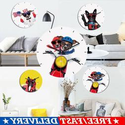 Cartoon creative wall clock modern for Bedroom Living Room D
