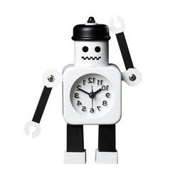 Cartoon Robot-Shaped Alarm Clock For Kids Creative Clock Stu