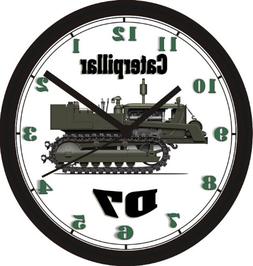 CATERPILLAR D7 WORLD WAR II EQUIPMENT WALL CLOCK-Free USA Sh