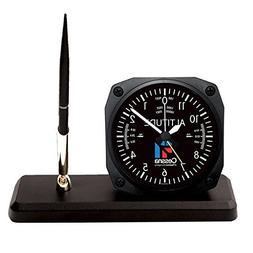 Trintec Cessna Altimeter Desk Pen Set with Alarm Clock Model