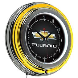 Chevy 14 Double Ring Neon Clock