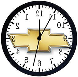 Rusch Inc. Chevy Chevrolet Black Frame Wall Clock W437 Nice 