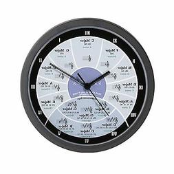 Circle of Fifths 10" Wall Clock & 55 page "The Musical Circl