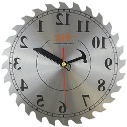 10" CIRCULAR SAW BLADE WORKSHOP DECORATIVE WALL CLOCK Garage