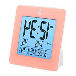 Desktop Clock With Day, Date, Temperature, Alarm And