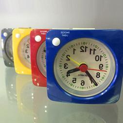 Classic Silent Sweep Small Alarm Clock for Bedside Table Des