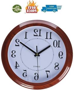 Classic Wall Clock Retro Round Large Numbers 13" for Living 