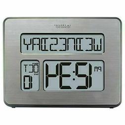 Digital Clock, Atomic Full Calendar, Extra Large Digits, Per