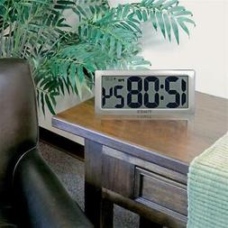 Large Clock with Intelli-Time Technology, 13.5-Inch