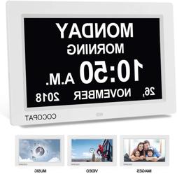 Digital Clock Large Display For Seniors - Newest Version 9" 