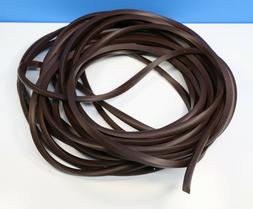 Clock Glass Rubber Gasket Retainer Strip 15 Feet Brown Curio
