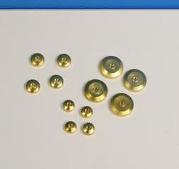 Hermle Clock Hand Nut Assortment 12 Pieces Brass Grandfather