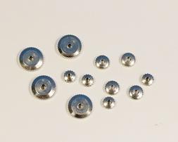 Hermle Clock Hand Nut Assortment 12 Pieces Nickeled Grandfat