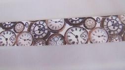 Clocks/Watches Grosgrain Ribbon 7/8 Inch BTY