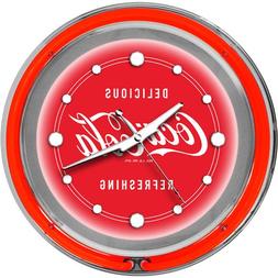 Trademark Global Coca Cola Neon Clock - Delicious Refreshing