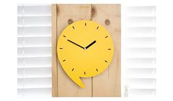 Comma Non Ticking Silent Wall Clock 