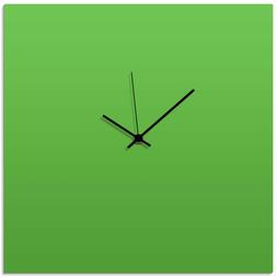 Contemporary Clock Green Kitchen Clock Minimalist Wall Decor