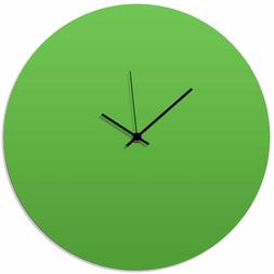 Contemporary Clock Green Kitchen Clock Minimalist Wall Decor