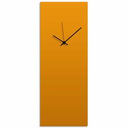 Contemporary Clock Orange Kitchen Minimalist Wall Decor Acce