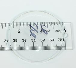 CONVEX CLOCK GLASS - 2-1/2" NOS for BABY BEN CLOCKS, Etc. - 