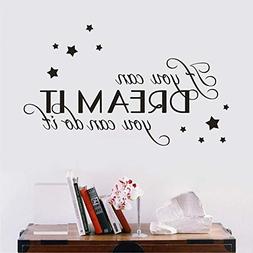 Coohole-Warm Words If You Can Dream You Can Do It Home Decor